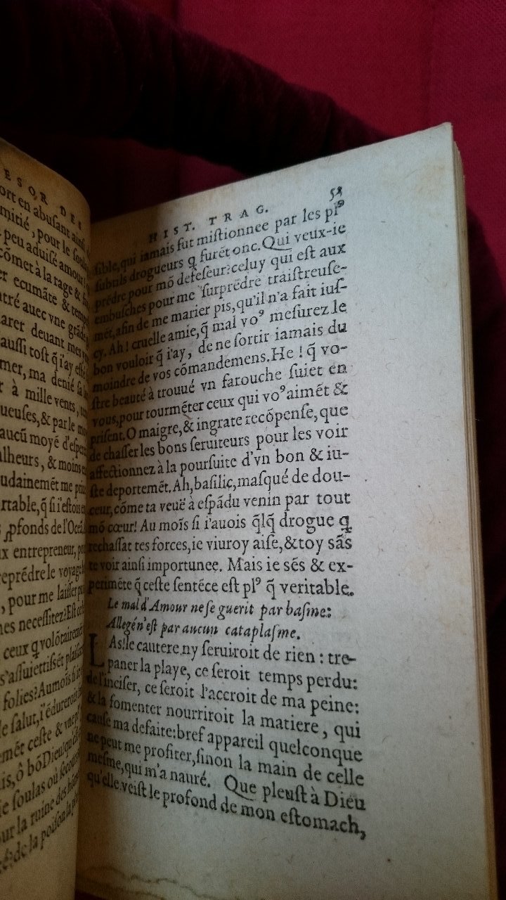 1581 - Pierre Le Voirier et Gervais Mallot - Trésor des histoires tragiques - BnF Richelieu