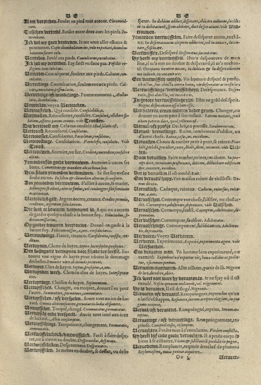 1573 - Christophe Plantin - Trésor du langage bas-allemand - Greifswald 1573 - Christophe Plantin - Trésor du langage bas-allemand - Greifswald