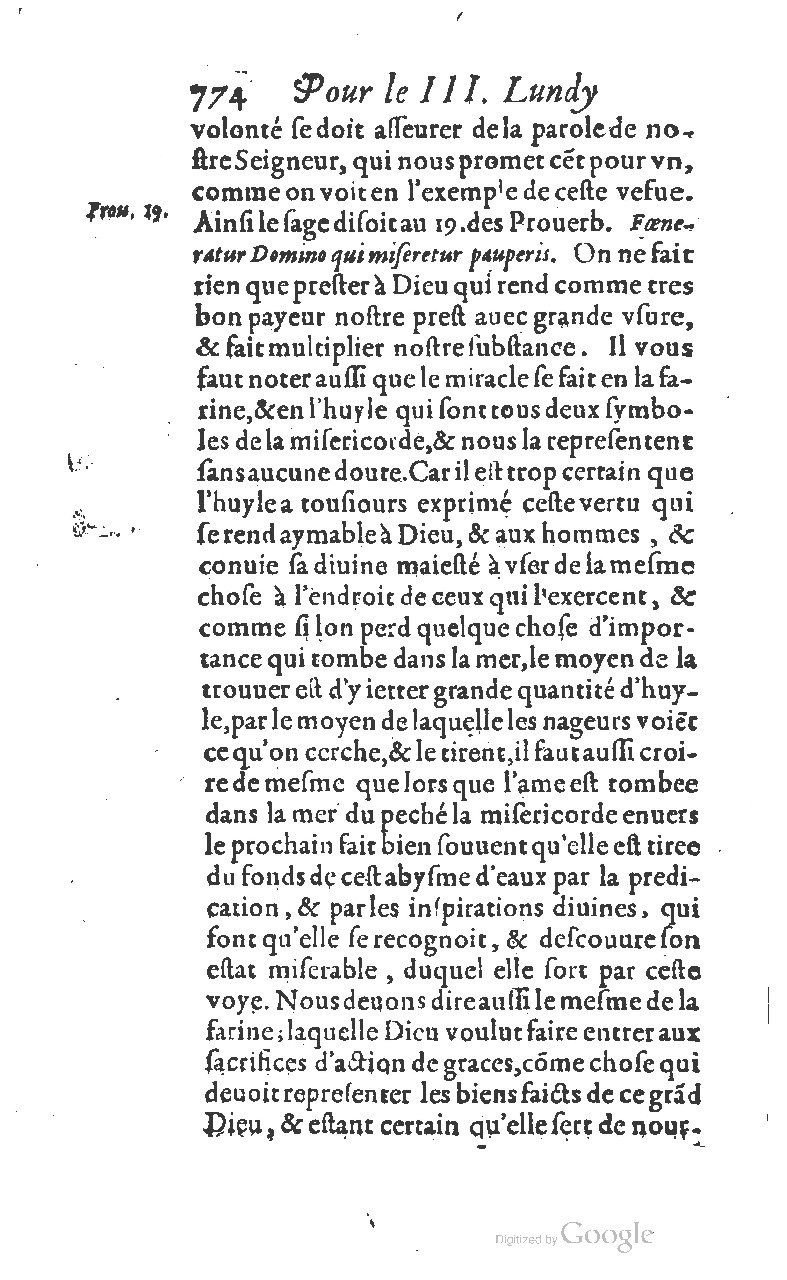 1607 - Nicolas Du Fossé - Trésor quadragésimal - T 01 - BM Lyon