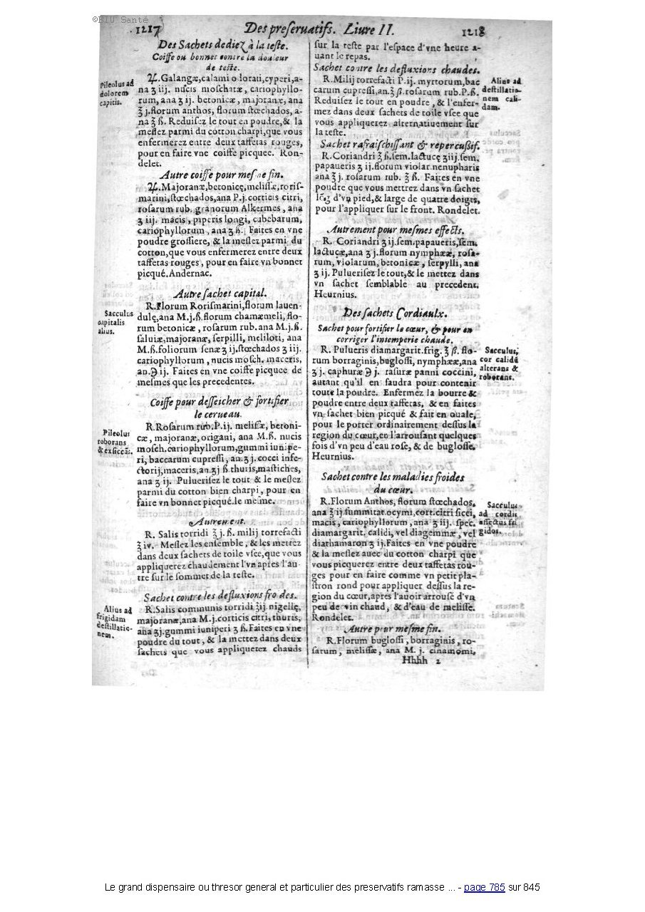 1609 - Étienne Gamonet - Grand dispensaire ou Trésor général et particulier des préservatifs - BIU Santé 1609 - Étienne Gamonet - Grand dispensaire ou Trésor général et particulier des préservatifs - BIU Santé