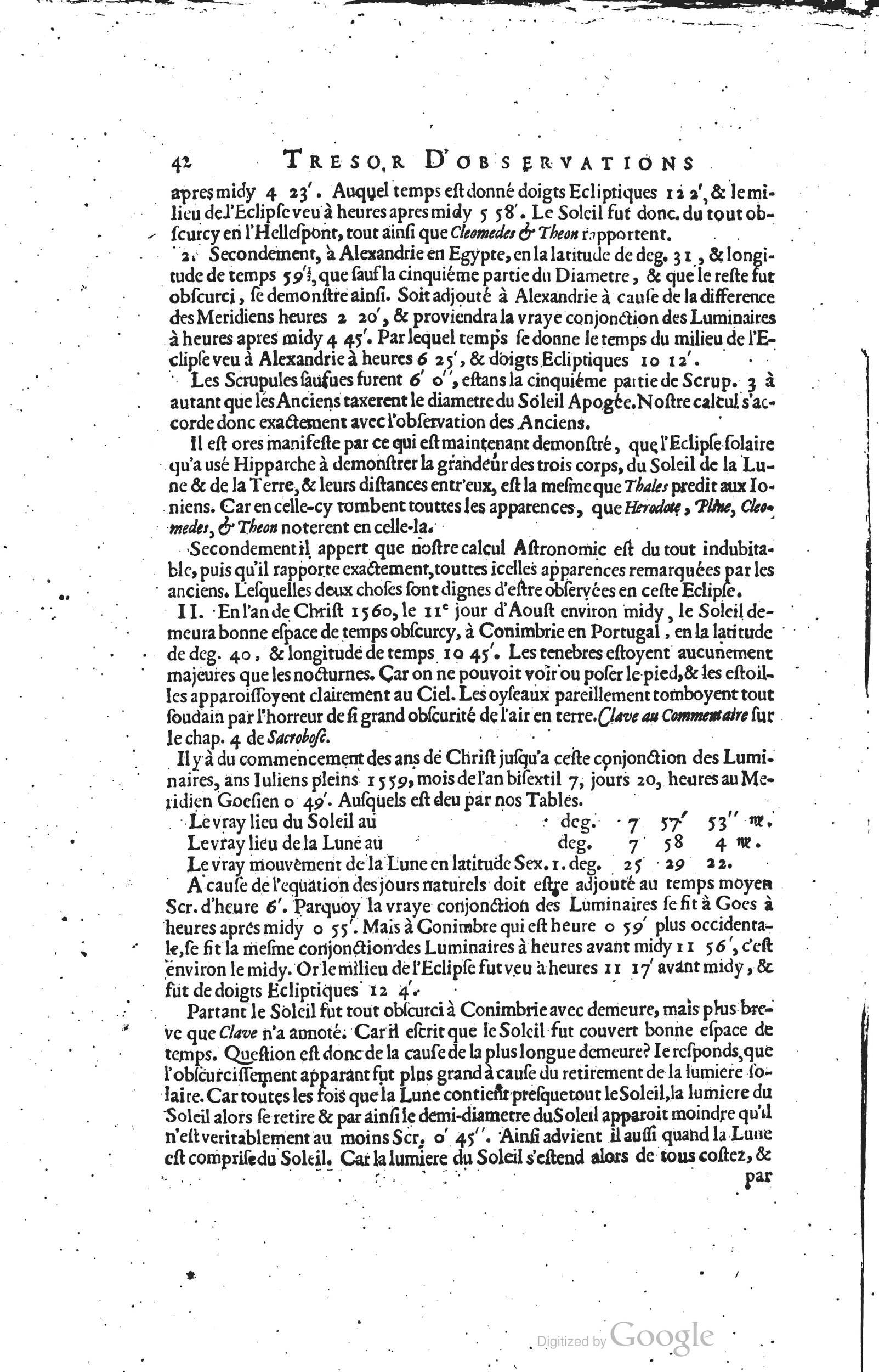 1634 - Zacharie Roman - Les Tables perpétuelles - Universiteit Leiden