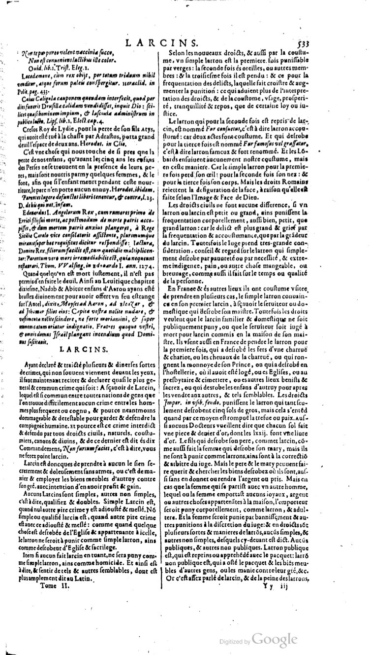 1629 - Veuve Nicolas Buon - Trésor du droit français (29620 T. 2) - BM Lyon