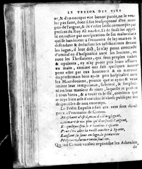 1574 - Benoît Rigaud - Trésor des vies de Plutarque - Avignon