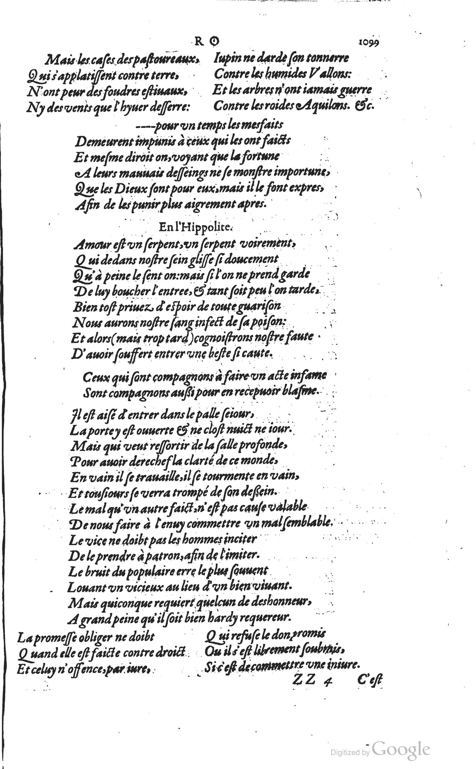 1585 - Barthélemy Honorat - Bibliothèques françaises - BSB Munich