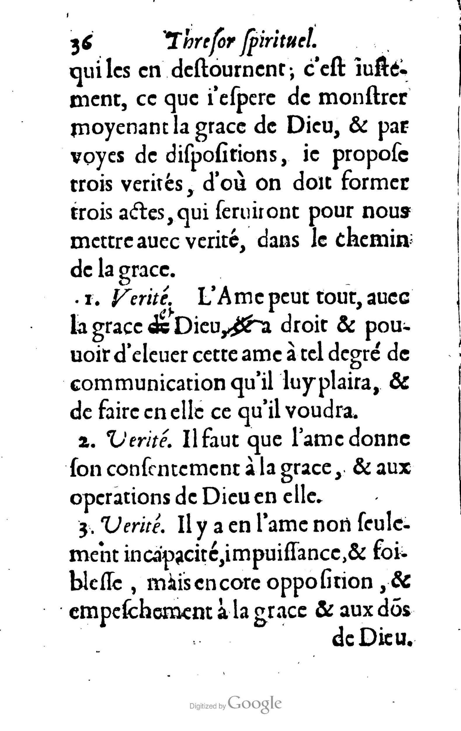 1633 - François Waudré - Trésor spirituel contenant les excellences du christianisme - BM Lyon