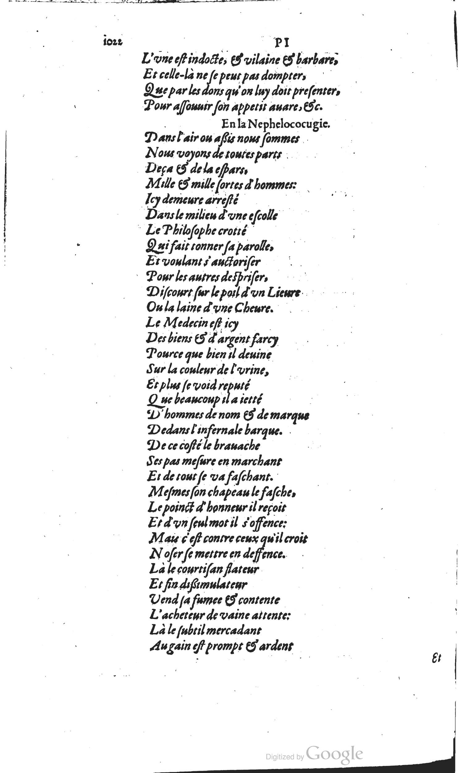 1585 - Barthélemy Honorat - Bibliothèques françaises - BSB Munich
