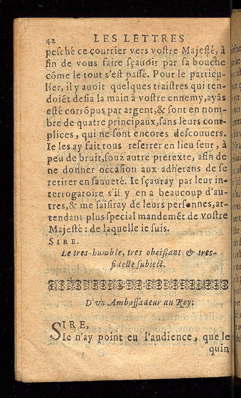 1614 - Barthélemy Vincent - Élite et Trésor des lettres missives - Bâle