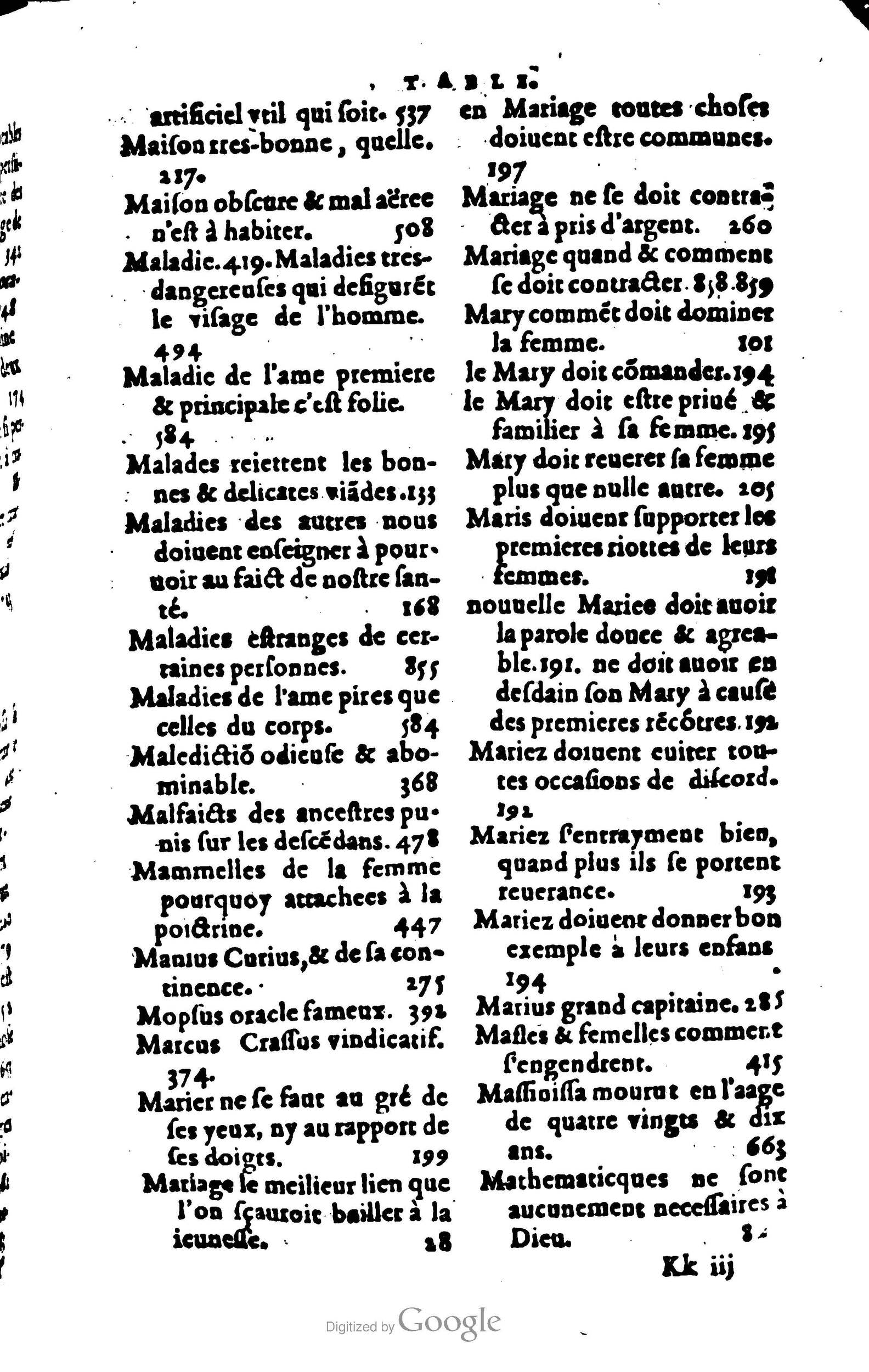 1578 - Jean Poupy - Trésor des morales de Plutarque - BSB Munich
