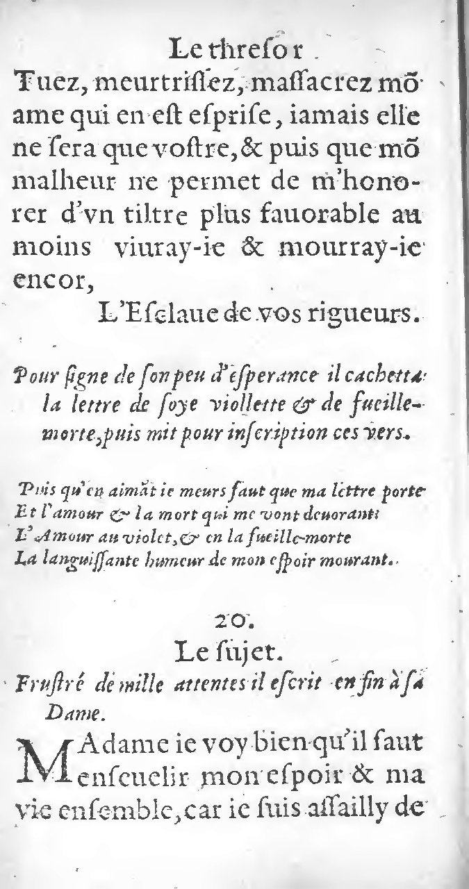 1597 - Thomas Daré - Trésor d’amour - Toronto