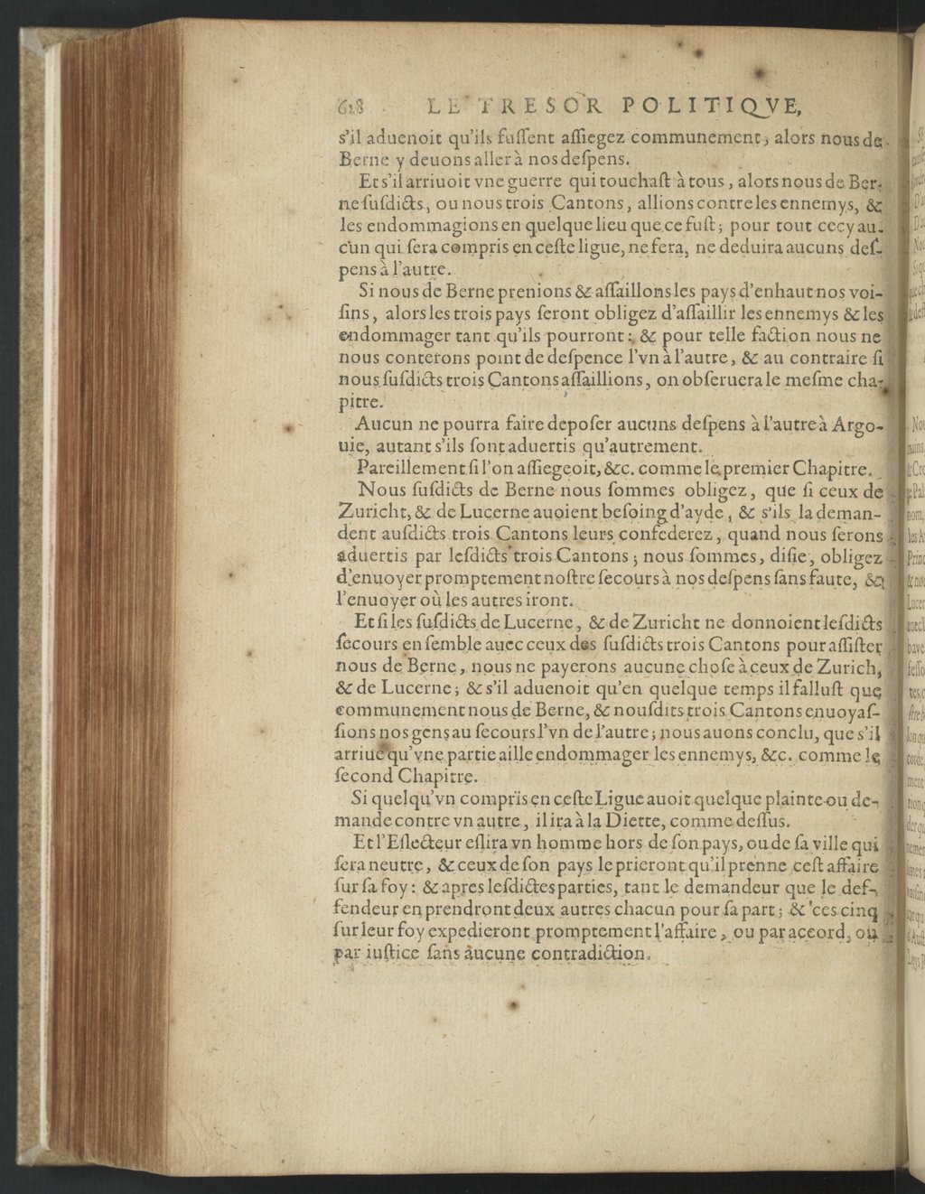 1608 - Nicolas Du Fossé - Trésor politique - BnF Tolbiac