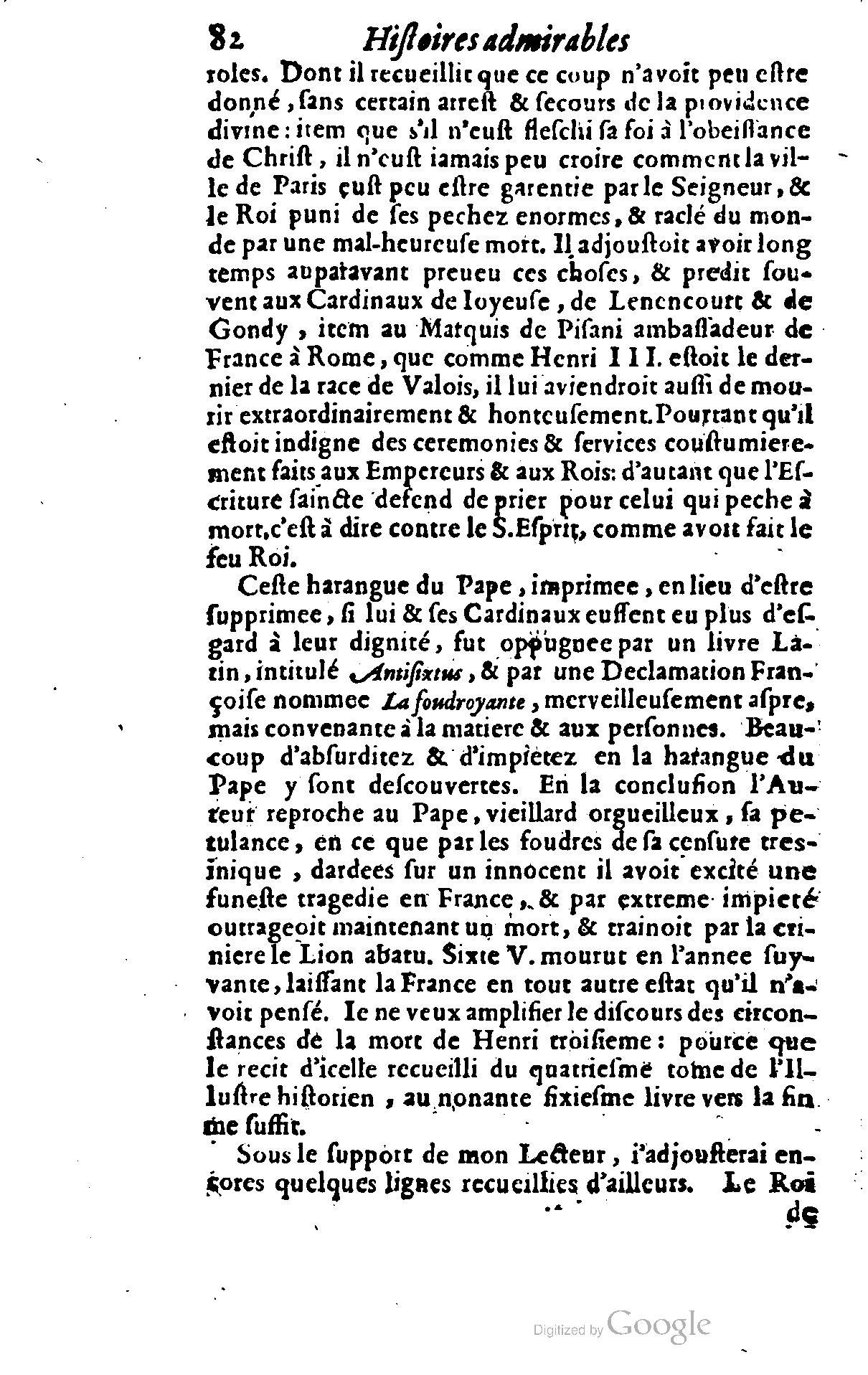1628 - Jacques Crespin - Trésor d’histoires admirables et mémorables - BSB Munich