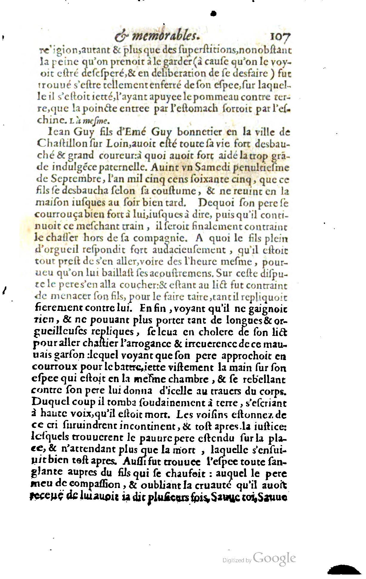 1620 - Samuel Crespin - Trésor d’histoires admirables et mémorables - BCU Lausanne 1620 - Samuel Crespin - Trésor d’histoires admirables et mémorables - BCU Lausanne