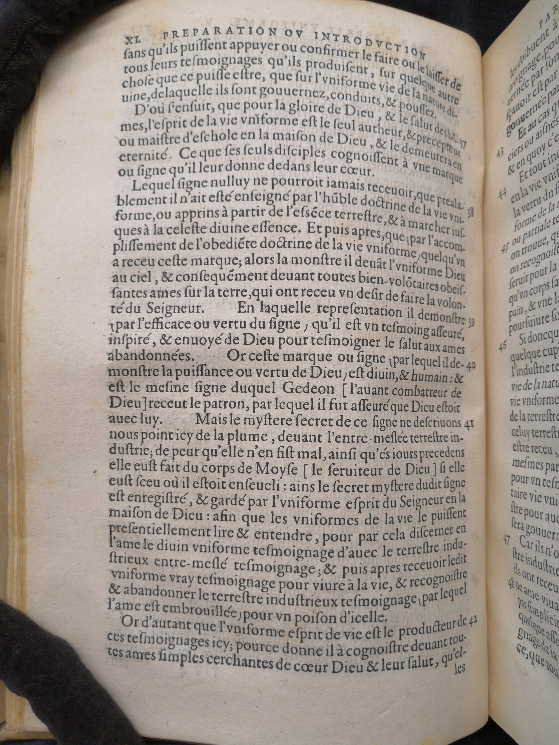 1581c. - Christophe Plantin - Le Livre des témoignages du Trésor caché au champ (Livres 2, 4, 6 et 7) - Anvers Musée Plantin Moretus