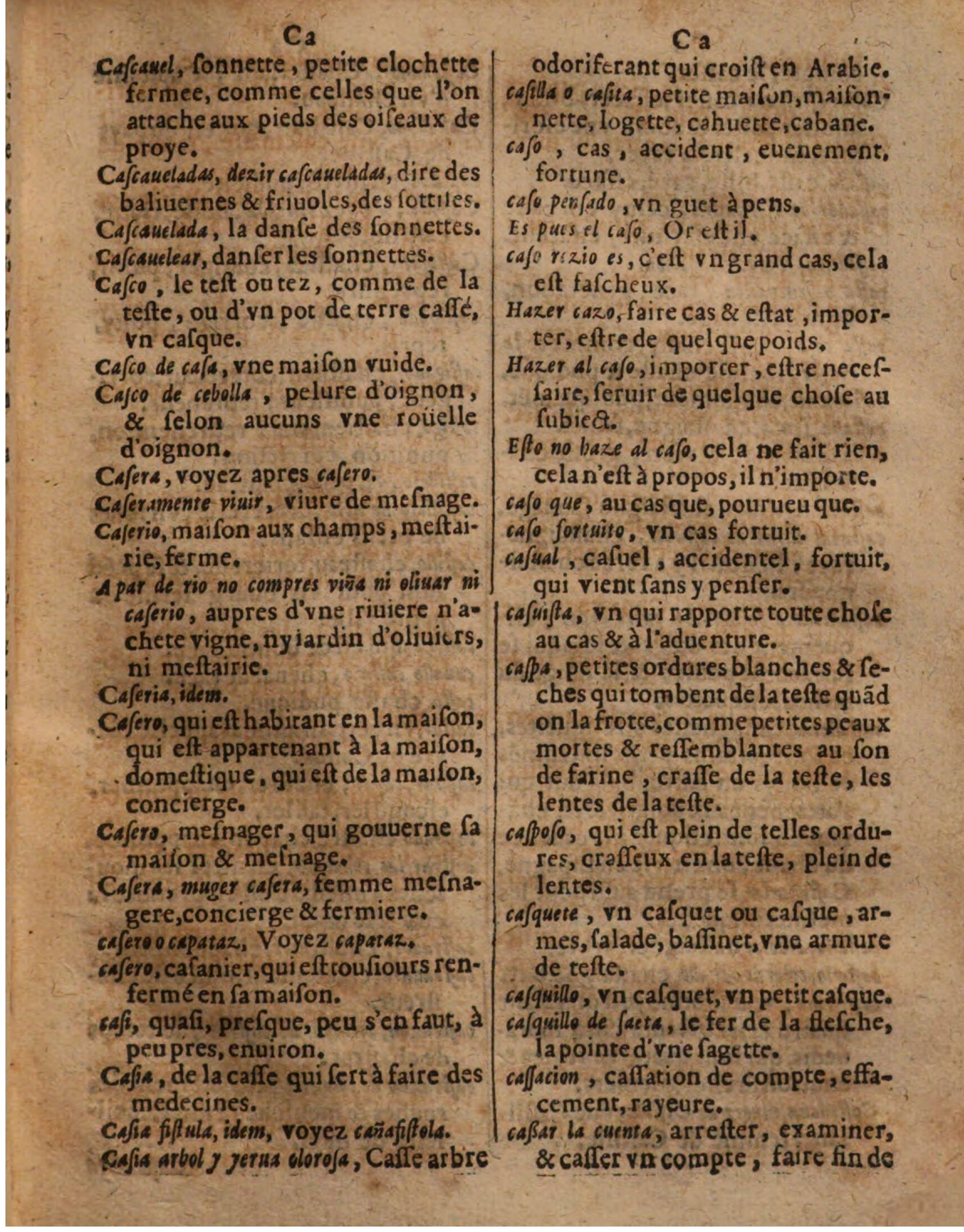 1625 - Hubert Antoine - Trésor des deux langues espagnole et française - Augsbourg