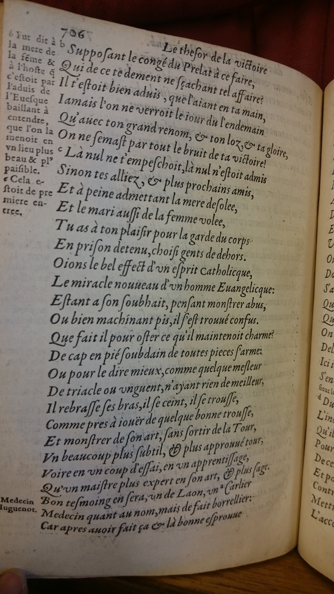 1578 - Nicolas Chesneau - Trésor et entière histoire de la triomphante victoire du corps de Dieu sur l’esprit malin - BM Lyon