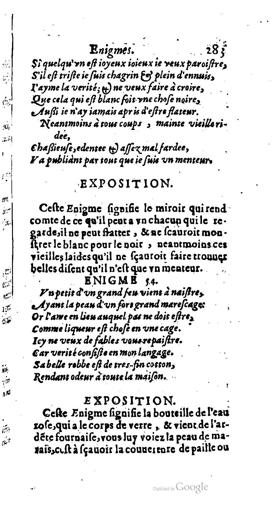 1611 - Romain de Beauvais - Trésor des récréations - BM Lyon
