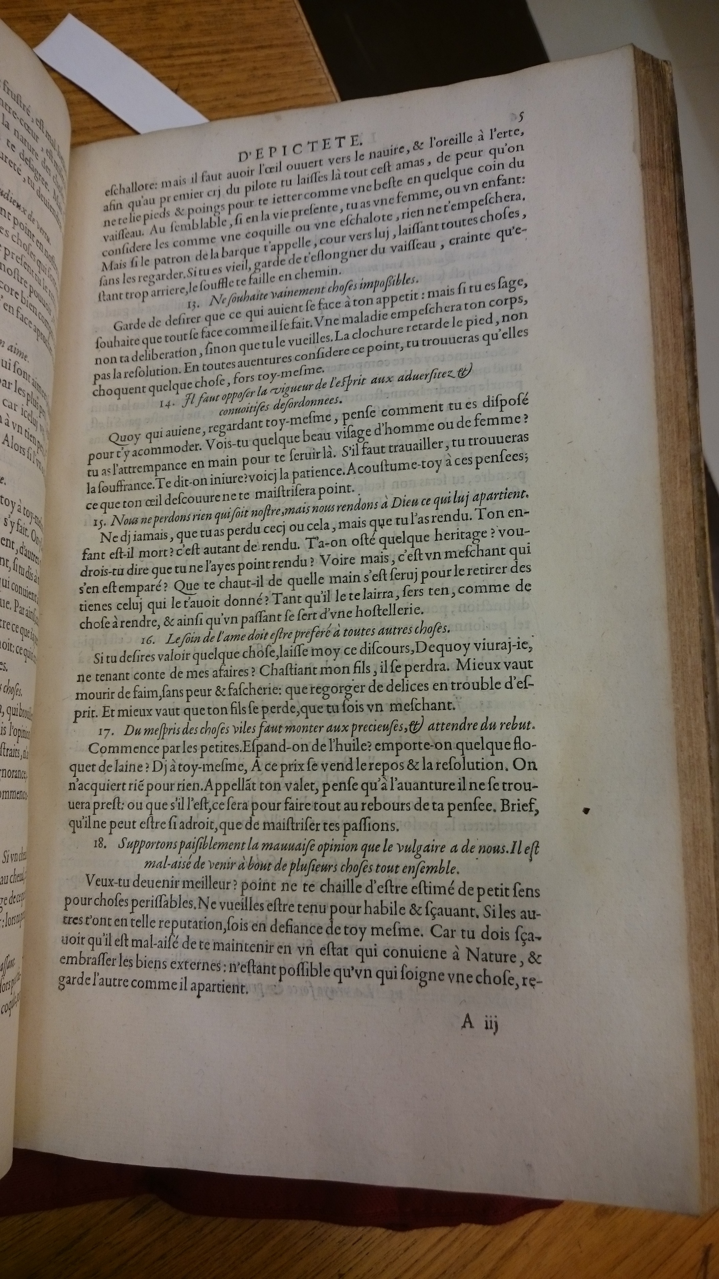 1598 - Jean Houzé - Œuvres morales et mêlées de Sénèque, Trésor de philosophie morale - BM Lyon