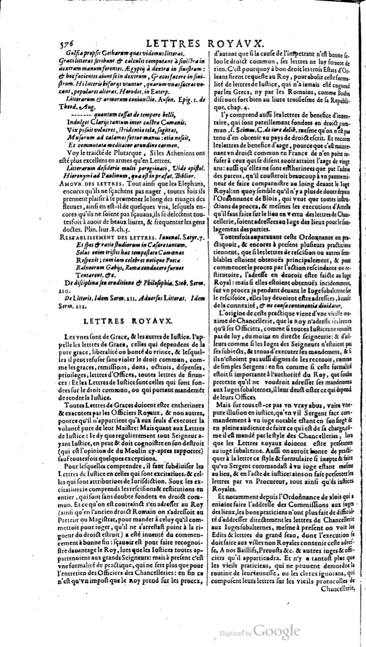 1629 - Veuve Nicolas Buon - Trésor du droit français (21754 T. 2) - BM Lyon