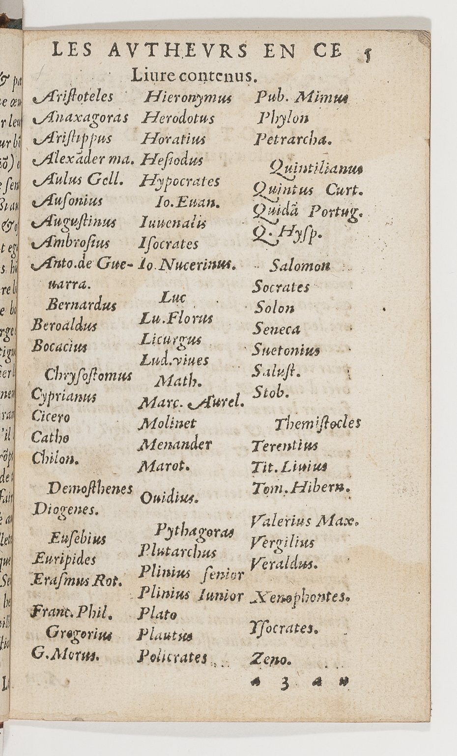 1577 - Jean d’Ogerolles - Trésor de sentences dorées - BnF Arsenal