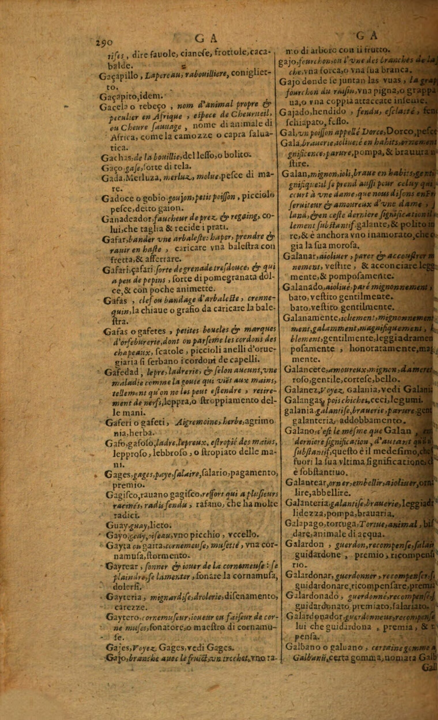 1617 - Samuel Crespin - Trésor des trois langues espagnole, française et italienne (Première partie) - Regensburg