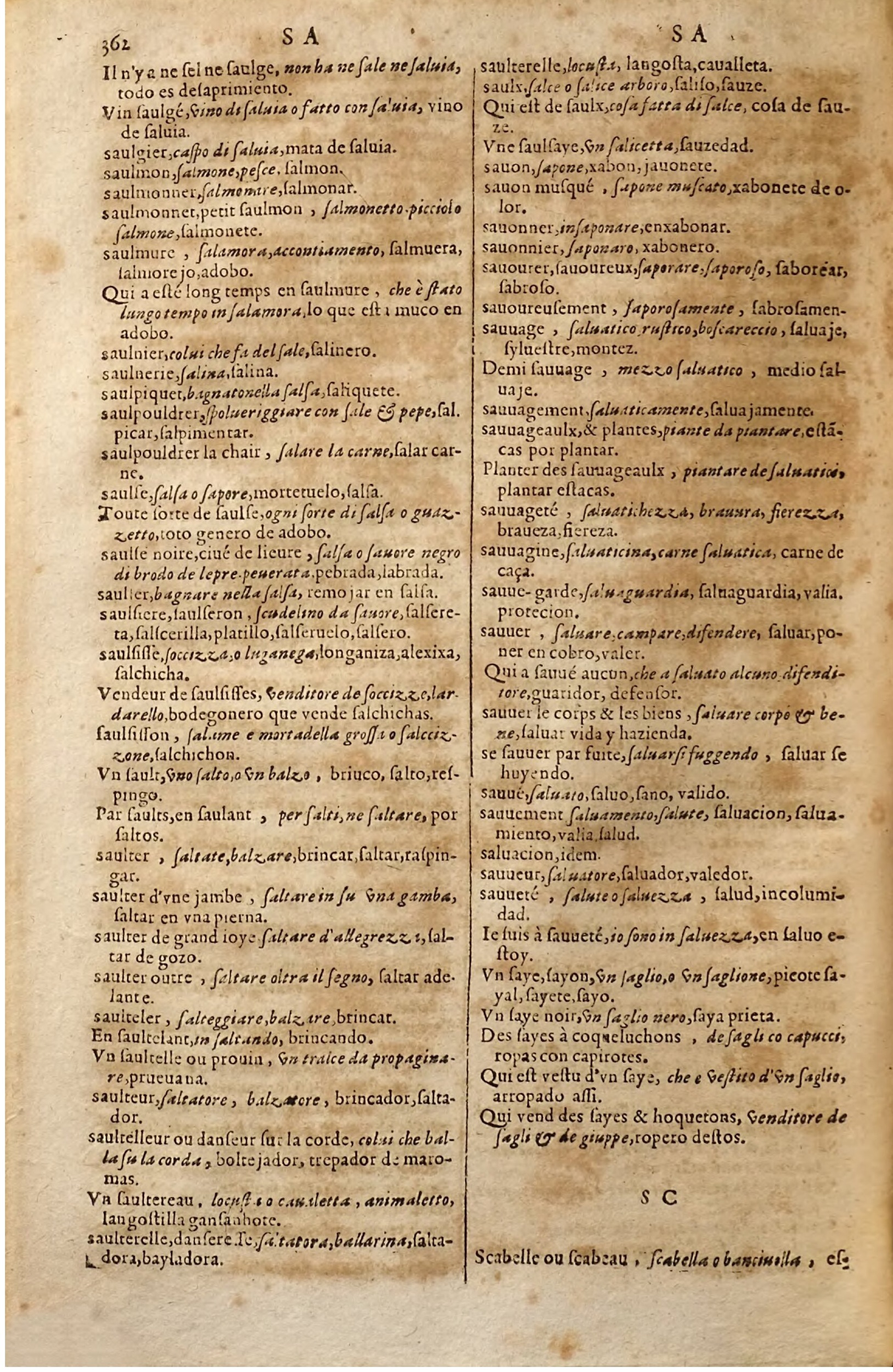 1627 - Jacques Crespin - Trésor des trois langues (Seconde partie) - Regensburg