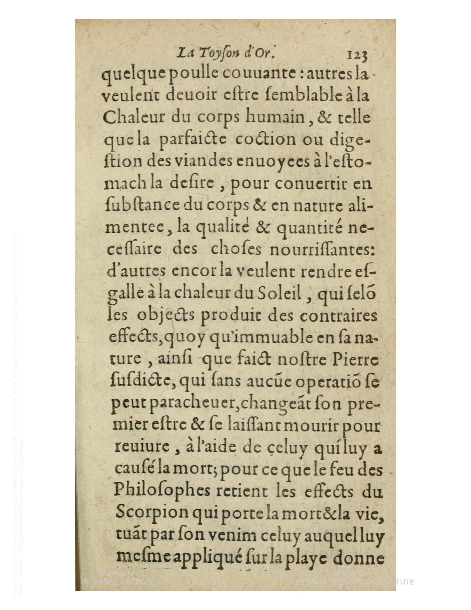 1612 - Charles Sevestre - Toison d’or ou la fleur des trésors - Getty Research Institute