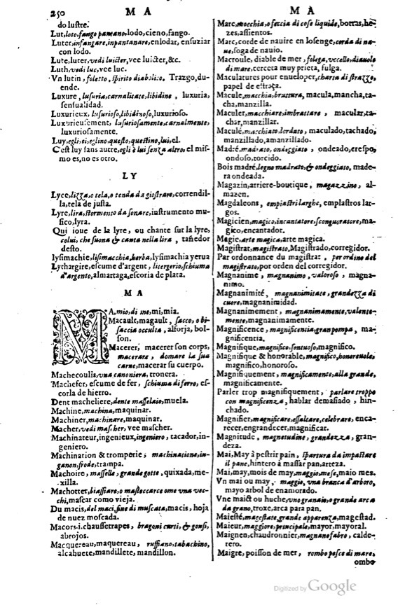 1617 - Samuel Crespin - Trésor des trois langues espagnole, française et italienne (3 parties) - Ohio
