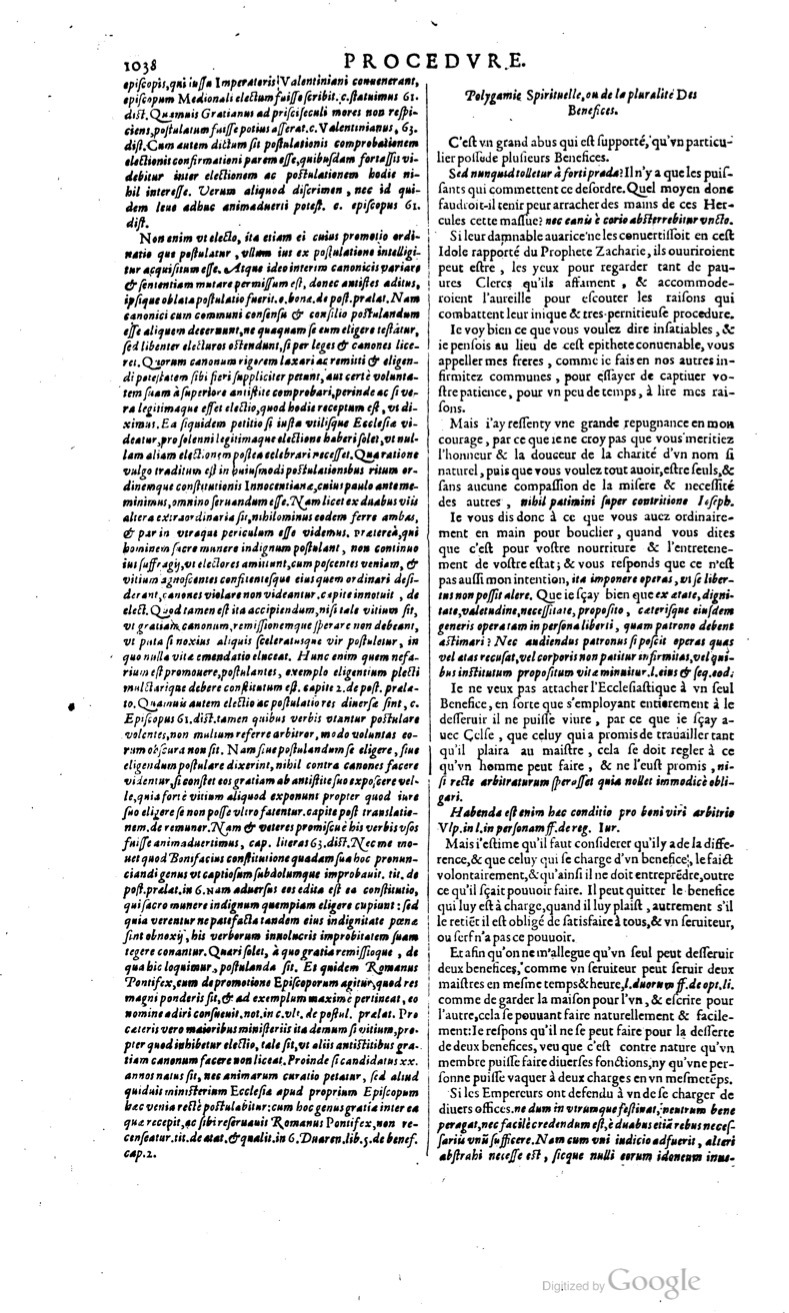 1629 - Veuve Nicolas Buon - Trésor du droit français (29620 T. 2) - BM Lyon