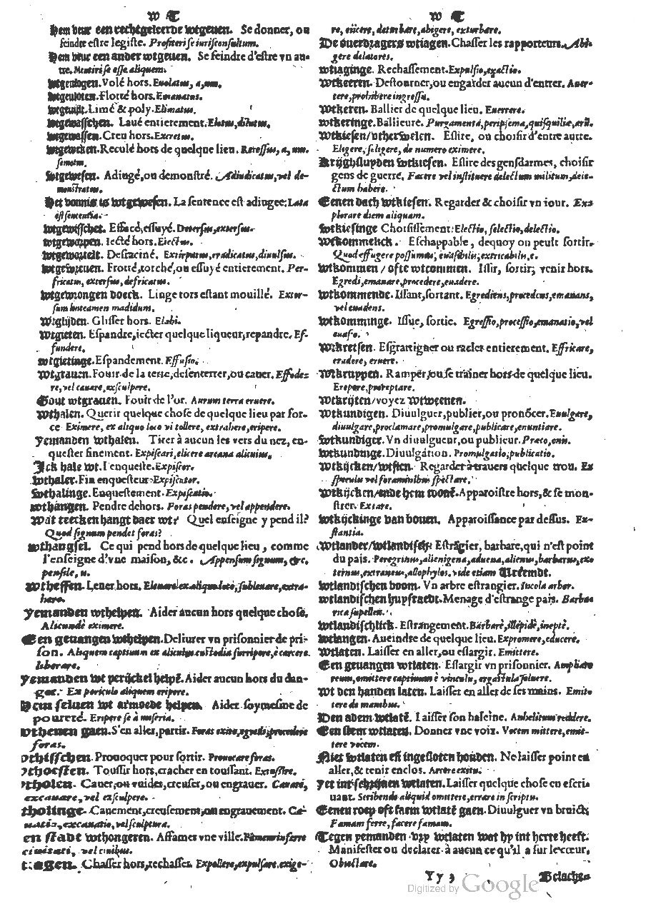1573 - Christophe Plantin - Trésor du langage bas-allemand - BM Lyon 1573 - Christophe Plantin - Trésor du langage bas-allemand - BM Lyon