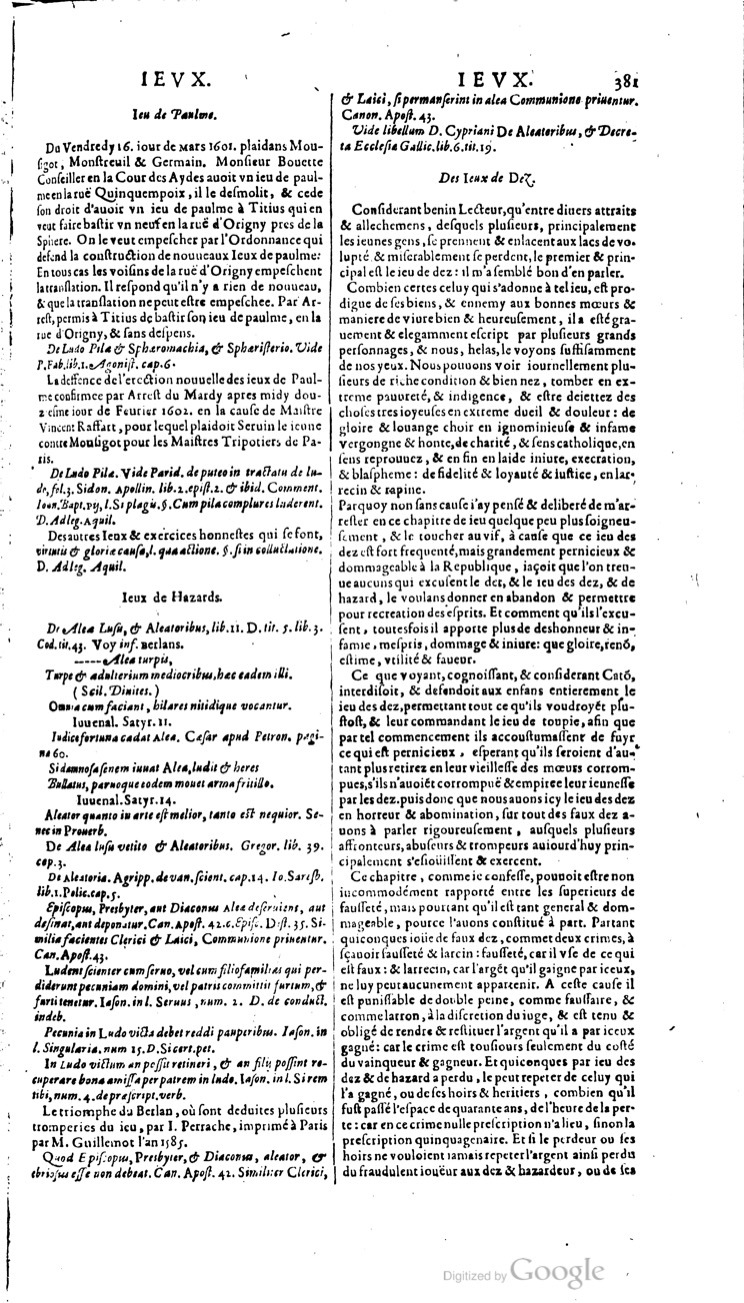 1629 - Veuve Nicolas Buon - Trésor du droit français (21754 T. 2) - BM Lyon