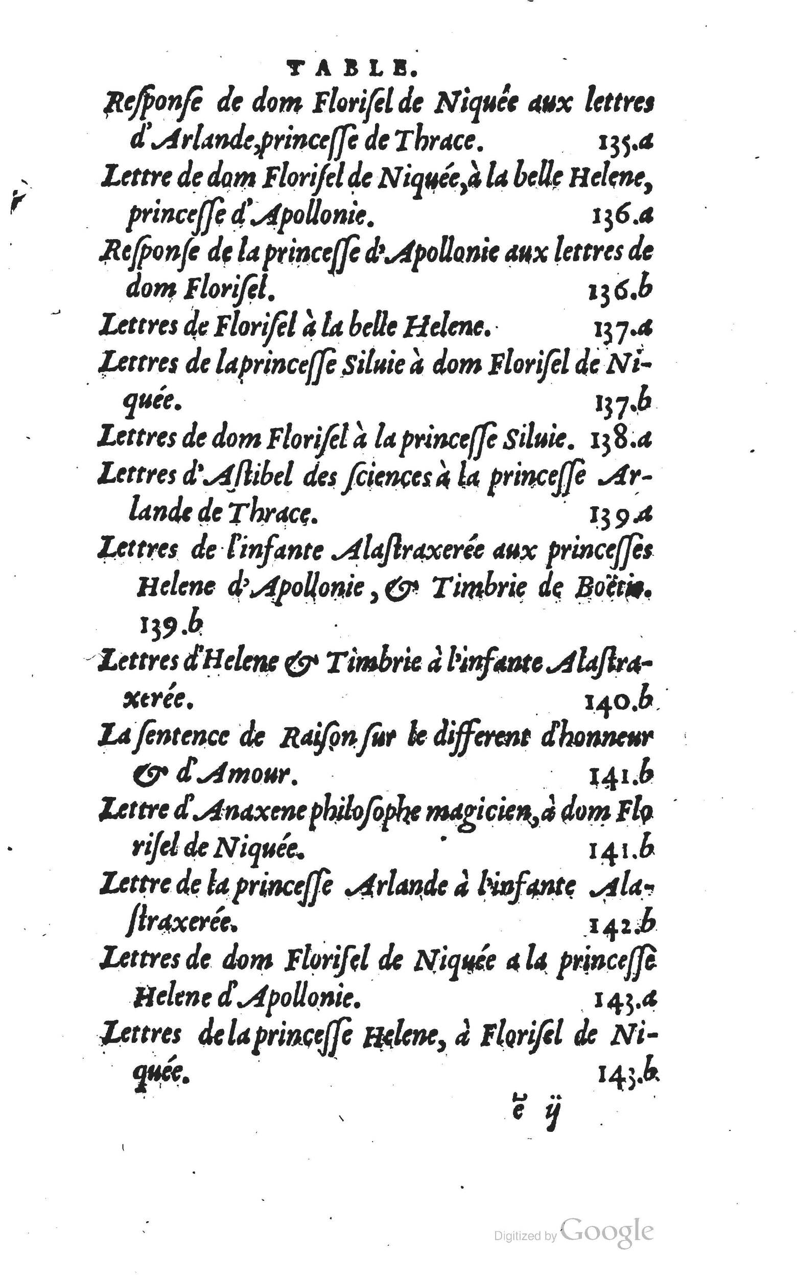 1560 - Vincent Sertenas et Gilles Robinot - Trésor des Amadis - British Library