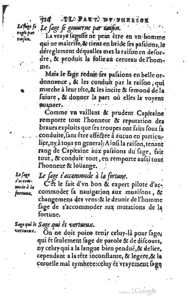 1610 - Louis Coste - Trésor de l’éloquence française (Seconde partie) - BM Lyon