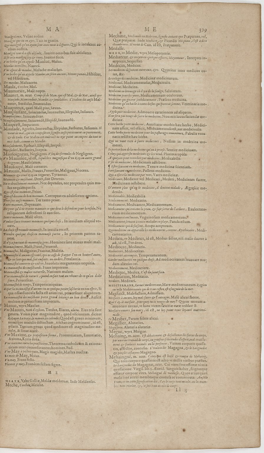 1606 - David Douceur - Trésor de la langue française - BnF