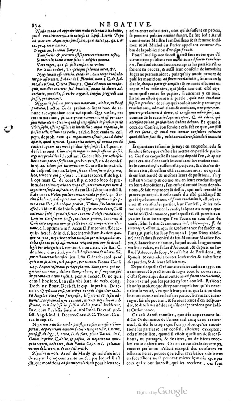 1629 - Veuve Nicolas Buon - Trésor du droit français (21754 T. 2) - BM Lyon 1629 - Veuve Nicolas Buon - Trésor du droit français (21754 T. 2) - BM Lyon