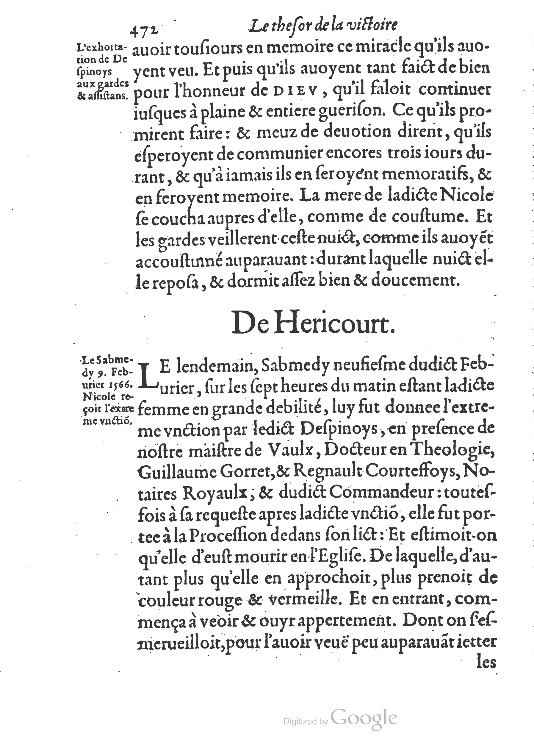 1578 - Nicolas Chesneau - Trésor et entière histoire de la triomphante victoire du corps de Dieu sur l’esprit malin - British Library 1578 - Nicolas Chesneau - Trésor et entière histoire de la triomphante victoire du corps de Dieu sur l’esprit malin - British Library