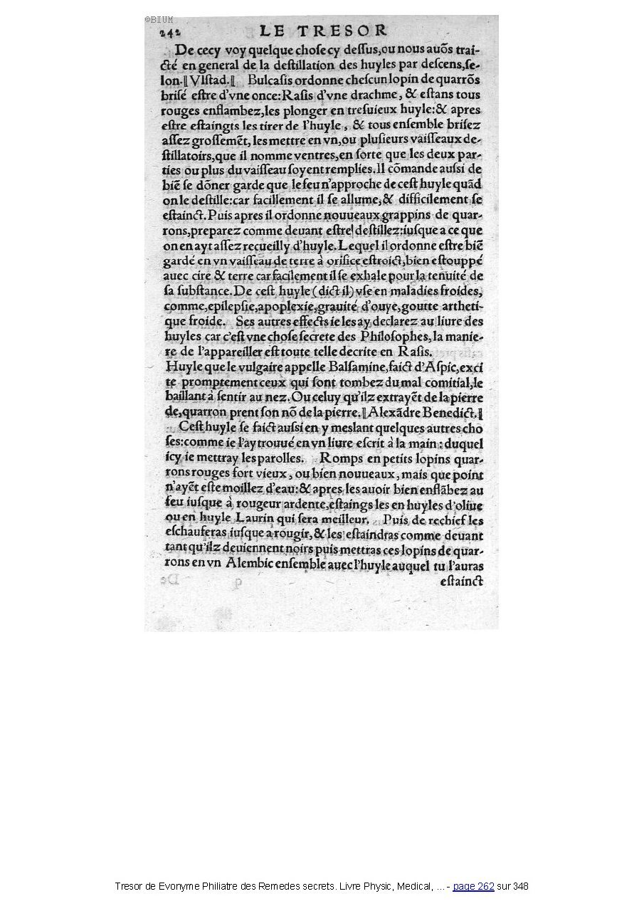 1555 - Balthazar Arnoullet - Trésor d’Évonyme Philiatre - Université Paris Cité