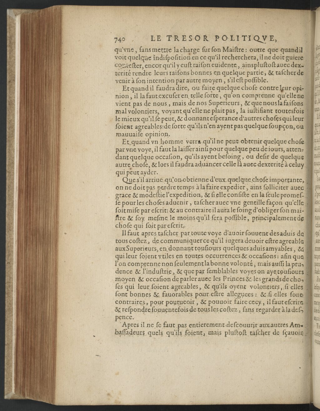 1608 - Nicolas Du Fossé - Trésor politique - BnF Tolbiac