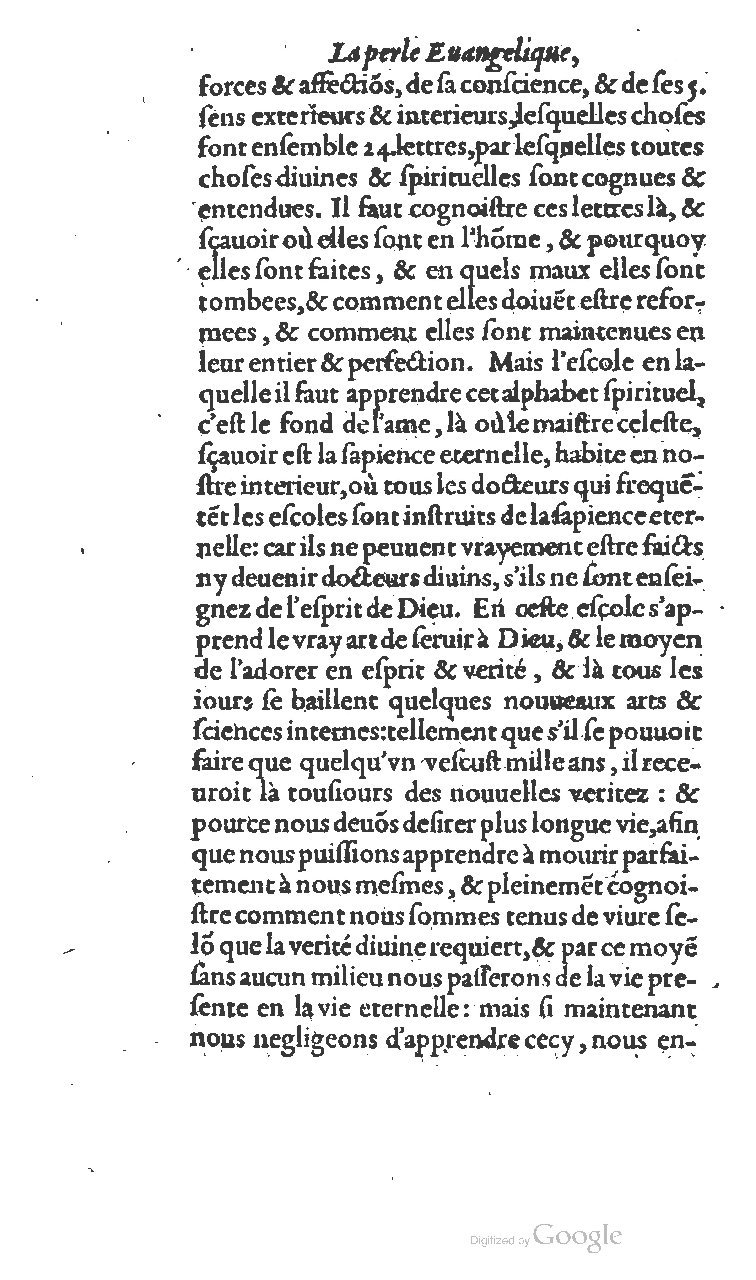 1602 - Veuve G. de la Noüe - Perle évangélique, Trésor incomparable de la sapience divine - UGent