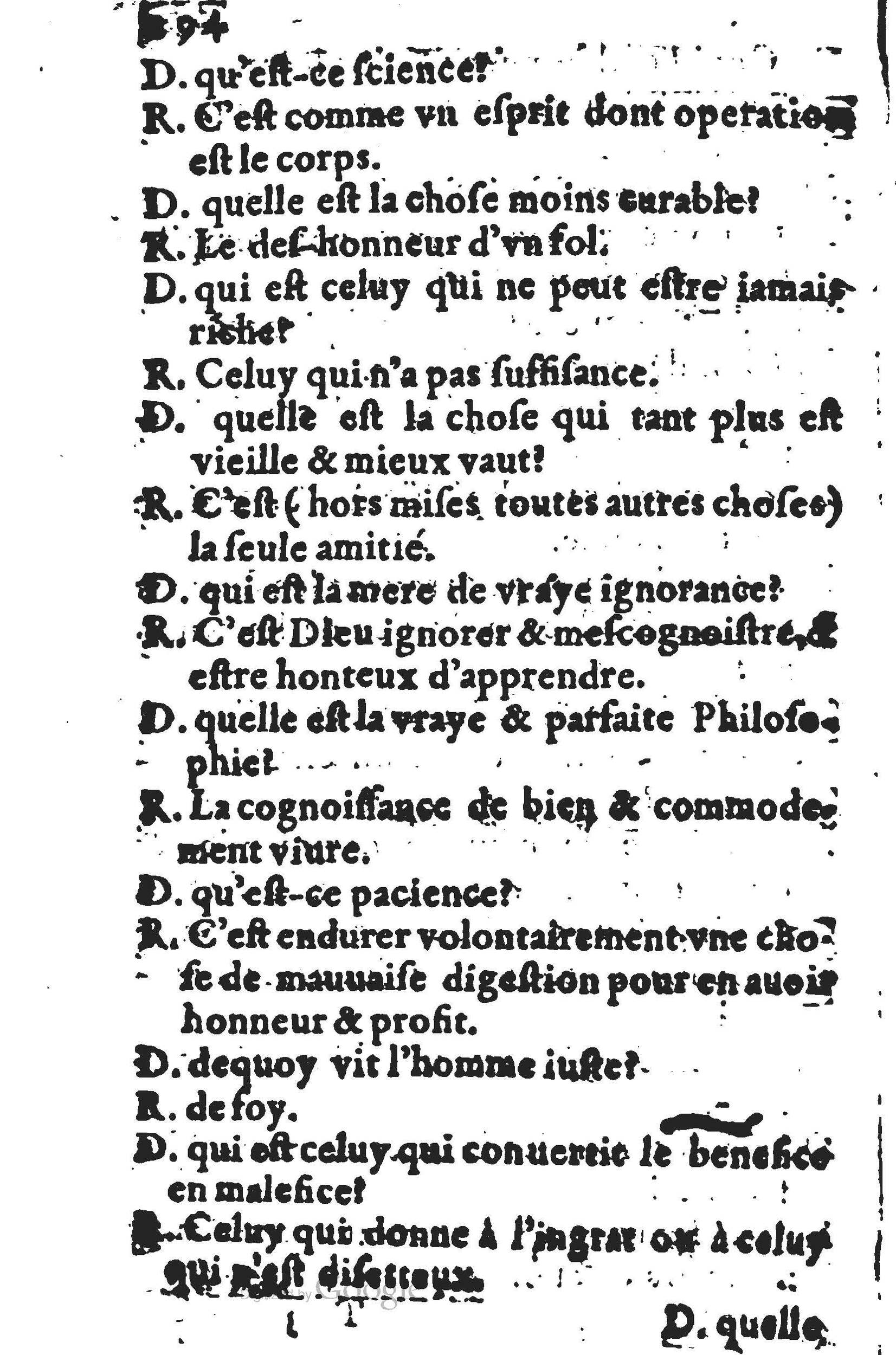 1578 - Nicolas Lescuyer - Trésor des sentences dorées - UGent