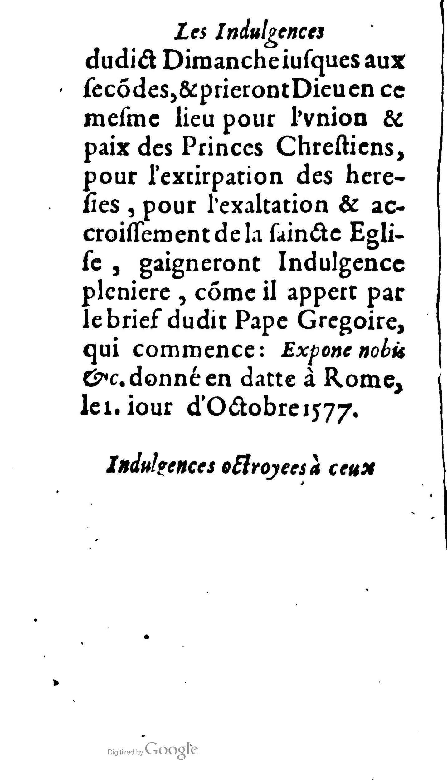 1604 - Jean Le Bouc - Trésor des indulgences du Saint Rosaire - BM Lyon 1604 - Jean Le Bouc - Trésor des indulgences du Saint Rosaire - BM Lyon