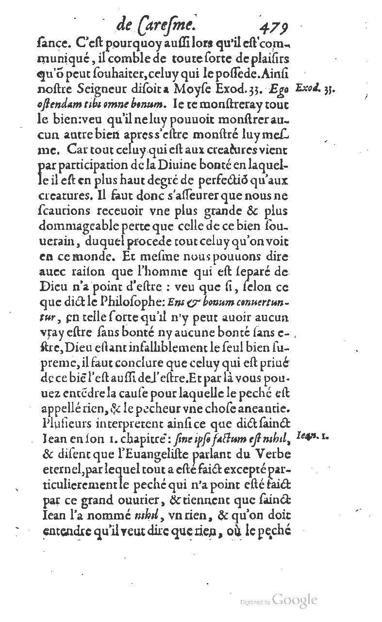 1607 - Nicolas Du Fossé - Trésor quadragésimal - T 01 - BM Lyon