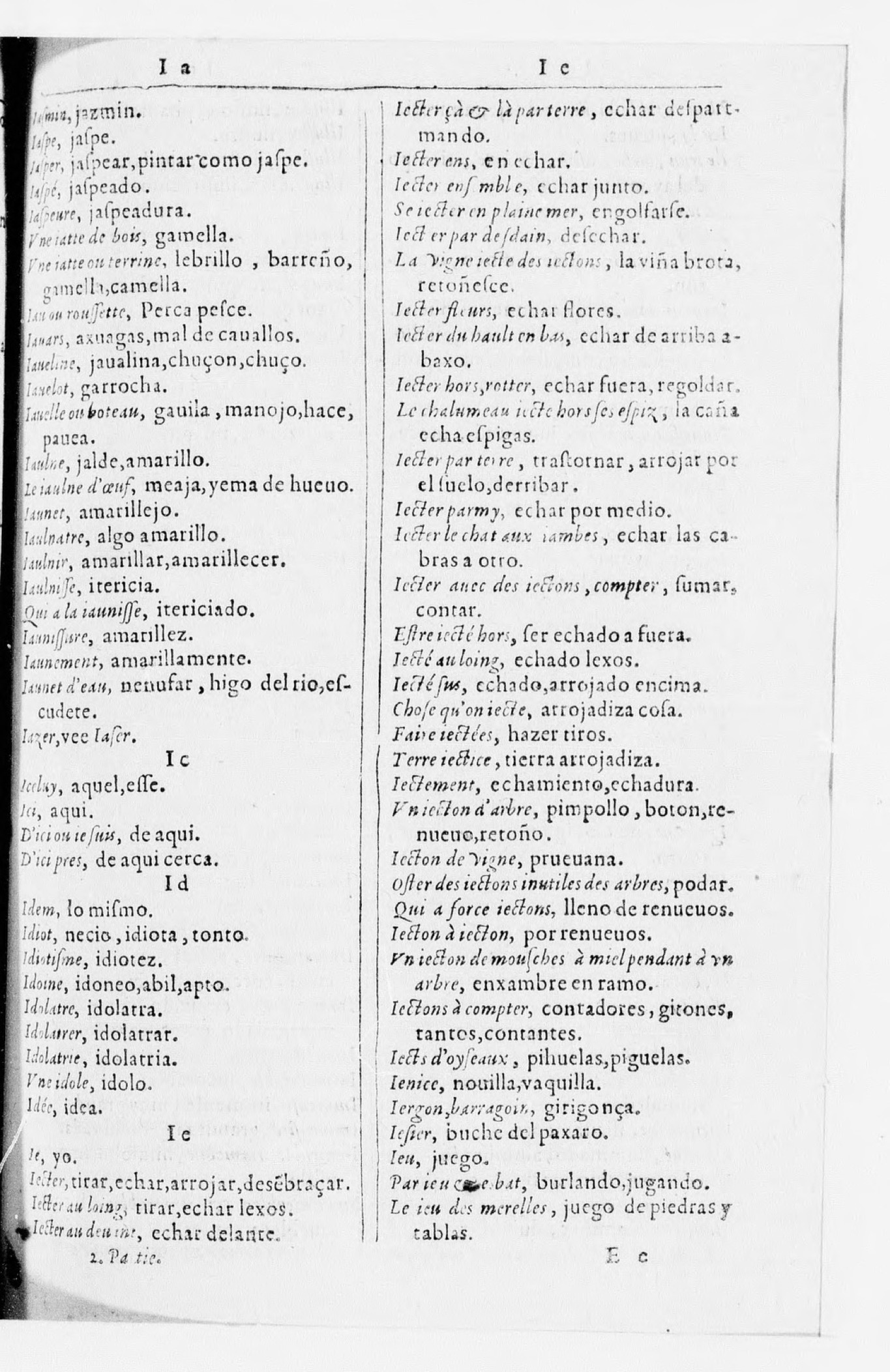 1616 - Veuve Marc Orry - Trésor des deux langues espagnole et française (Seconde partie) - BnF 1616 - Veuve Marc Orry - Trésor des deux langues espagnole et française (Seconde partie) - BnF