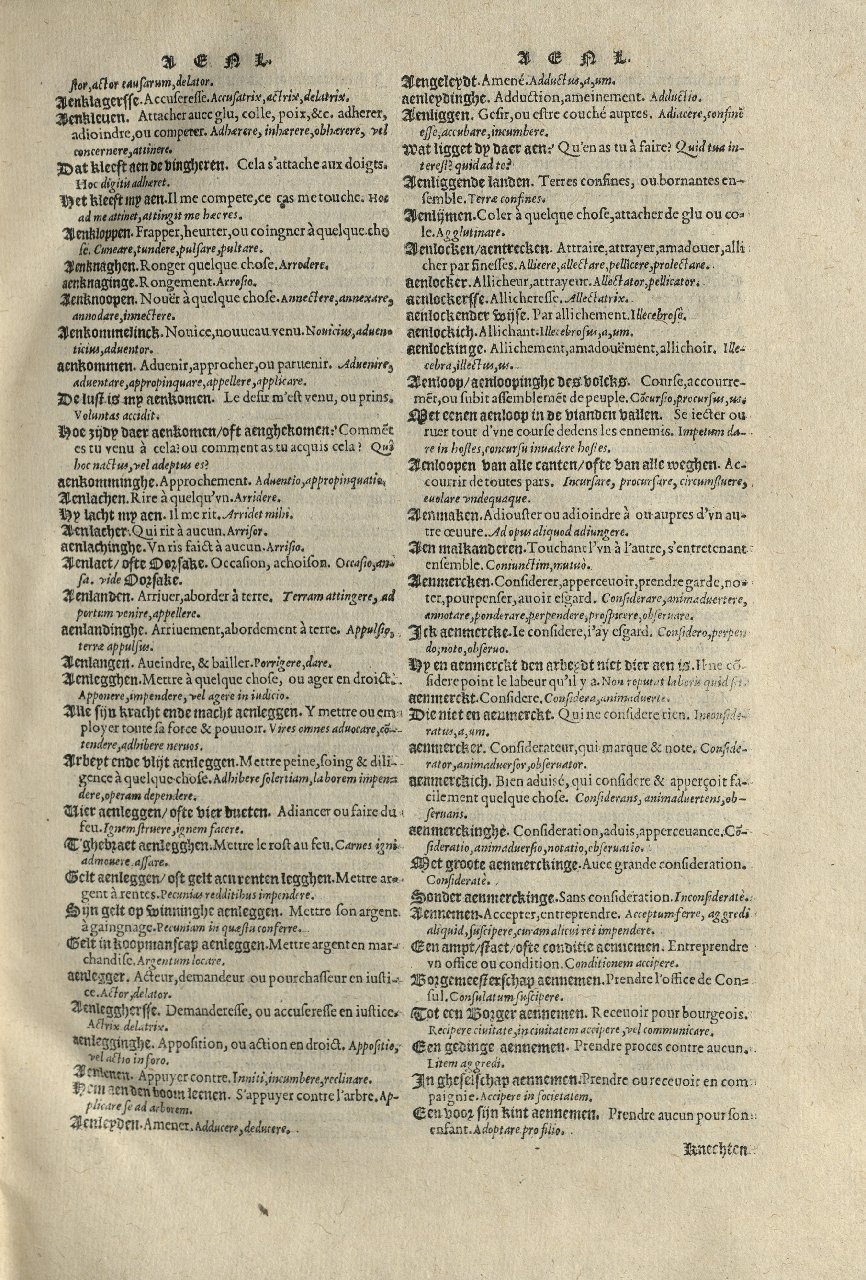 1573 - Christophe Plantin - Trésor du langage bas-allemand - Greifswald 1573 - Christophe Plantin - Trésor du langage bas-allemand - Greifswald