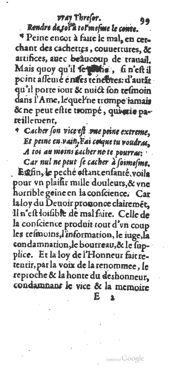 1615 - François Le Fèvre - Cabinet du vrai trésor - BCU Lausanne