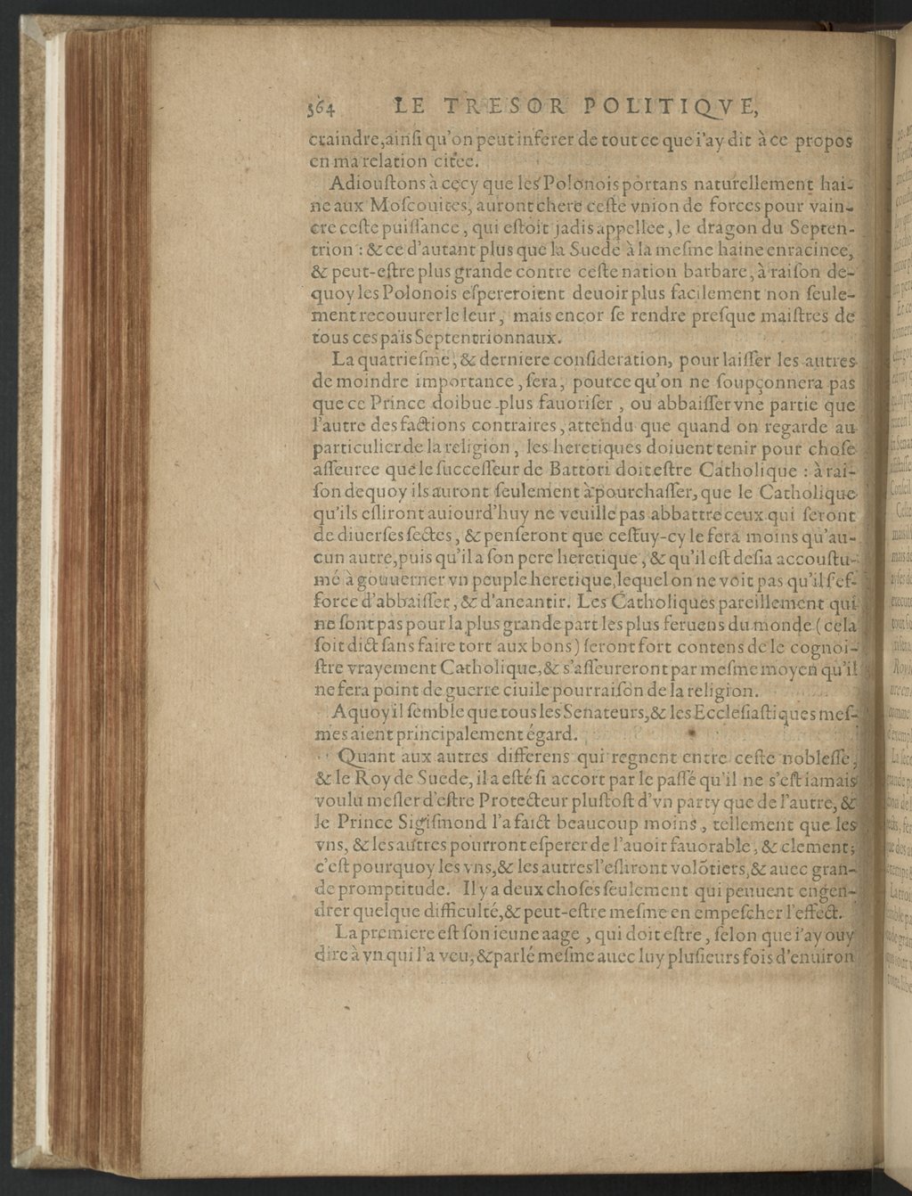 1608 - Nicolas Du Fossé - Trésor politique - BnF Tolbiac