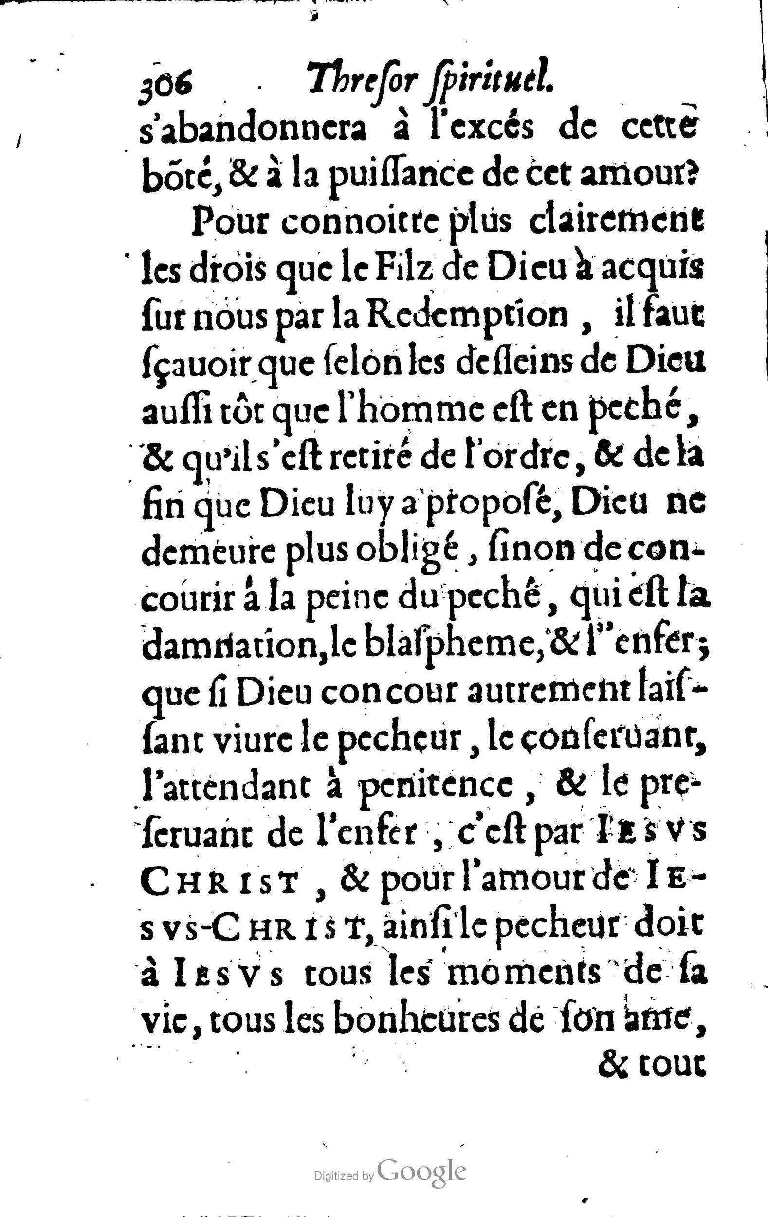 1633 - François Waudré - Trésor spirituel contenant les excellences du christianisme - BM Lyon
