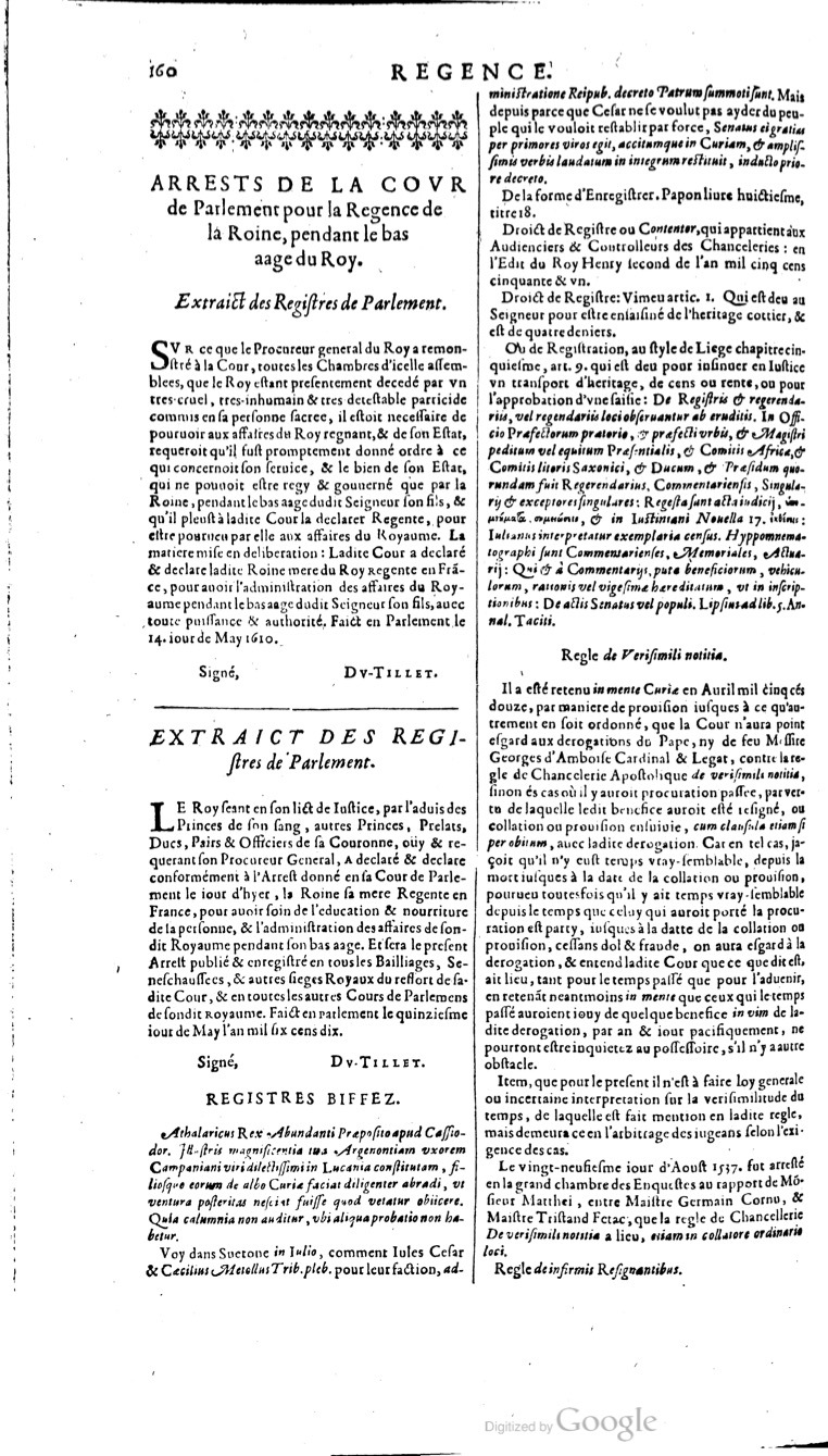 1629 - Veuve Nicolas Buon - Trésor du droit français (21754 T. 3) - BM Lyon
