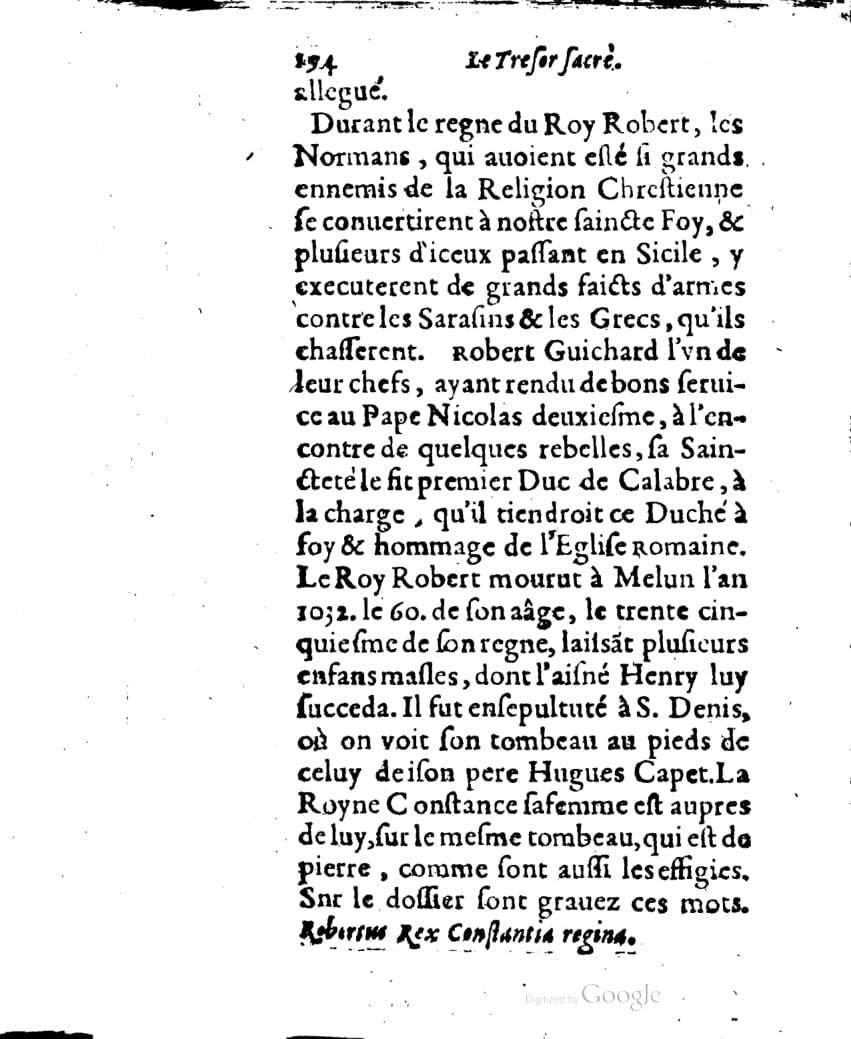 1636 - Jean Billaine - Trésor sacré ou inventaire des saintes reliques - British Library