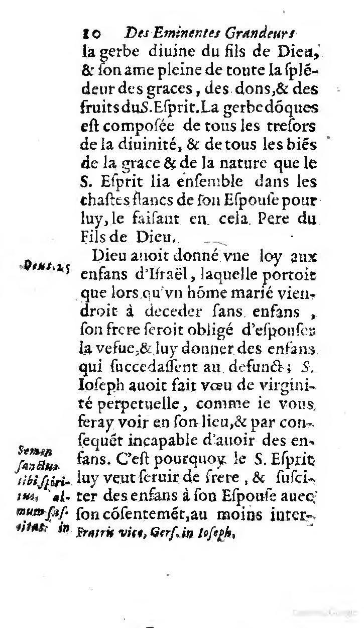 1646 - Jean Piot - Trésor inestimable de Saint-Joseph - BNC Rome