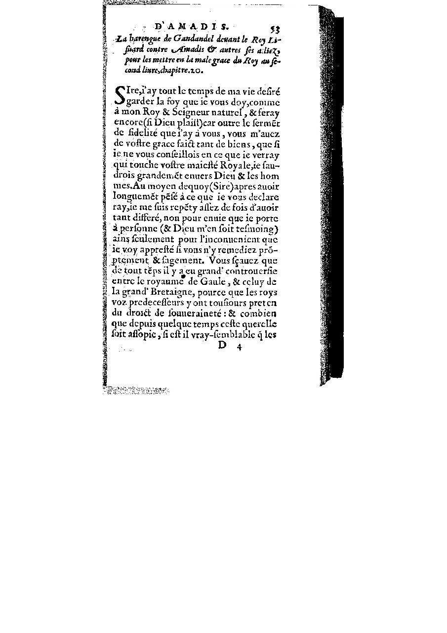 1572 - Veuve Gabriel Cotier - Trésor des Amadis - BM Lyon